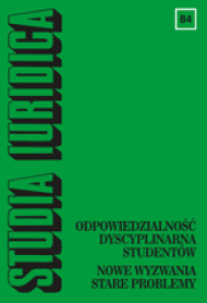 Interakcja postępowania wyjaśniającego i postępowania
dyscyplinarnego w sprawach dyscyplinarnych studentów
(zagadnienia wybrane)