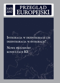 Wartości czy interesy? Przyczynek do
rozważań o istocie procesów integracji w ramach Unii Europejskiej