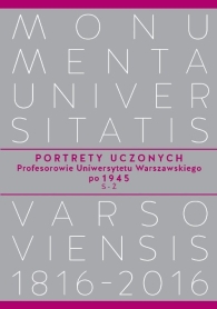Portrety Uczonych. Profesorowie Uniwersytetu Warszawskiego po 1945, S−Ż