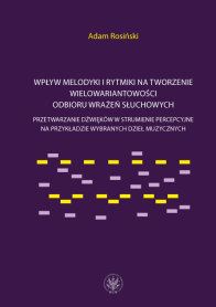 Wpływ melodyki i rytmiki na tworzenie wielowariantowości odbioru wrażeń słuchowych. Przetwarzanie dźwięków w strumienie percepcyjne na przykładzie wybranych dzieł muzycznych