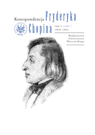 Korespondencja Fryderyka Chopina. Tom 3, część 1. 1839–1843