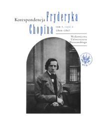Korespondencja Fryderyka Chopina. Tom 3, część 2. 1844–1847