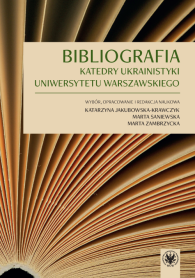 Bibliografia Katedry Ukrainistyki Uniwersytetu Warszawskiego