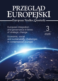 3/26: European integration and governance in times of strategic change. Economic, social and sustainability challenges in contemporary Europe